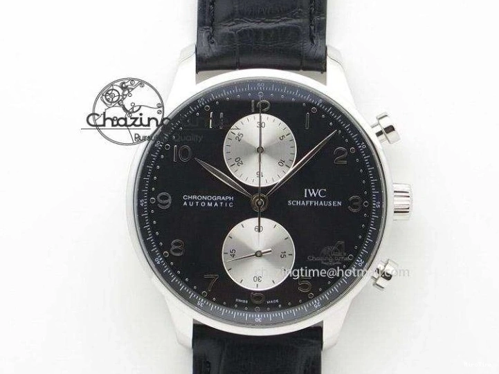 MIROTIME 0513 GoAnywhere Portuguese IW5444 RG White Dial RG Numbers On Brown Leather Strap A 7253